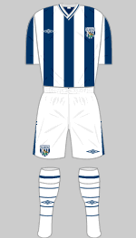 west bromwich albion 2009-10 home kit