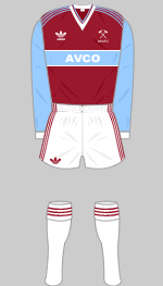 West Ham 1984-1985 Kit