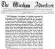 wrexham advertiser 8 october 1864