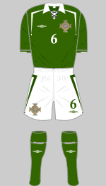 northern ireland 2005-06 125th anniversary kit
