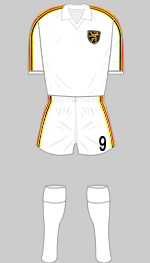 belgium 1980 european championship white kit