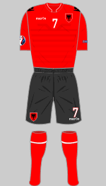 albania euro 2016 1st kit