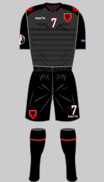 albania euro 2016 3rd kit