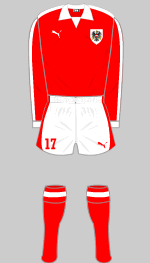 austria 1978 world cup change kit