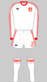 tunisia 1978 wold cup change kit