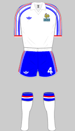 france 1986 world cup change kit