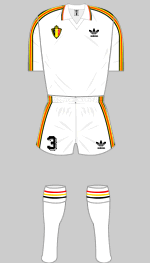 belgium 1990 world cup white kit