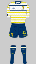 scotland 1990 world cup change kit