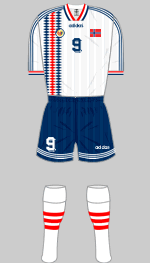 norway 1994 world cup change kit