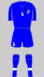 italy 1998 world cup all blue kit