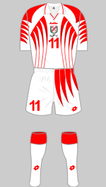 tunisia 1998 world cup change kit
