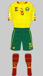 cameroon 2014 world cup change kit
