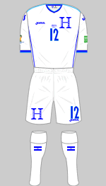 honduras 2014 world cup first kit