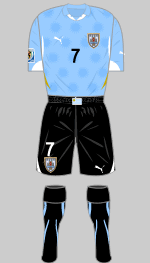 uruguay world cup 2010 home kit