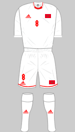 morocco 2012 olympics white football kit