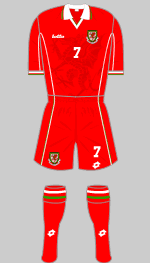 wales 1998 home kit