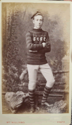 unknown footballer circa 1870