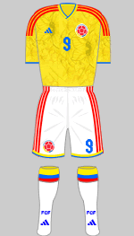 colombia 2026 1st white shorts & socks