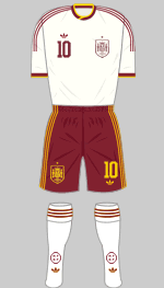 spain 2026 2nd white socks